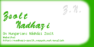 zsolt nadhazi business card